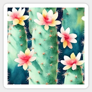 Watercolor cactus plant cactus pattern Sticker